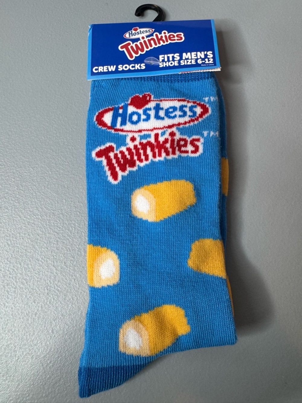 Hostess Twinkies cream filled dessert Blue Crew Socks unisex